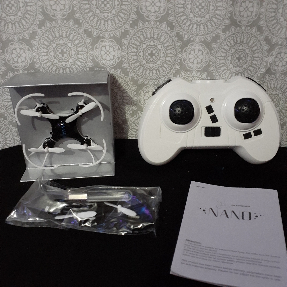 New Nano Drone For Beginners And Small Spaces with Controller And Charger